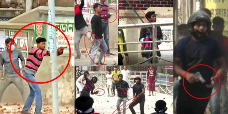 সিরাজগঞ্জে অস্ত্রধারীরা ‘যুবলীগের’