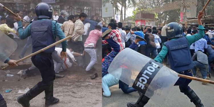 বিরোধীদের মারলে পুলিশের পেশাদারি, ছাত্রলীগ পেটালে বাড়াবাড়ি