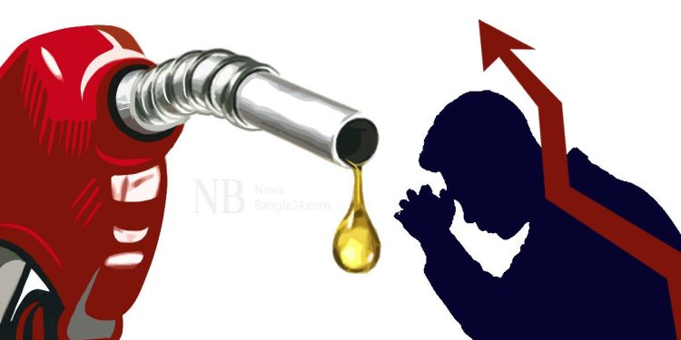 জ্বালানী তেল দিয়ে জনগণের পকেট কাটছে সরকার
